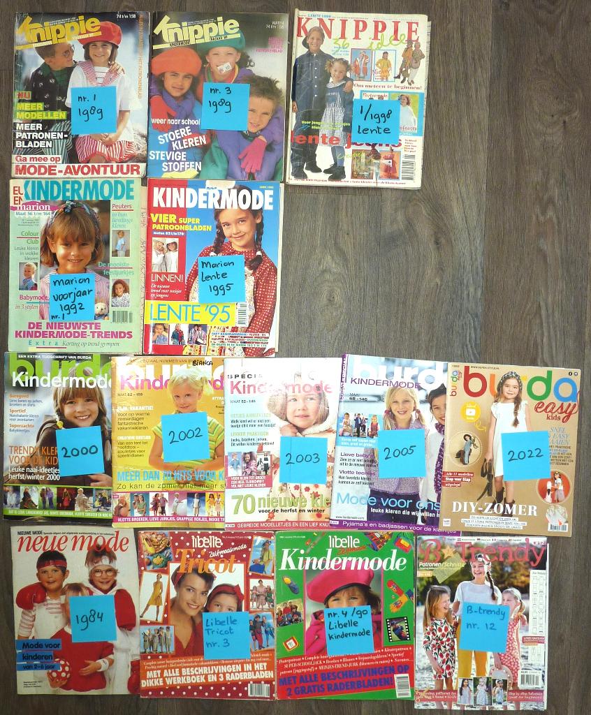 KNIPPIE/BURDA Kindermode, Neue Mode kinderen, B Trendy etc, Hobby en Vrije tijd, Kledingpatronen, Ophalen, Zo goed als nieuw, Kind