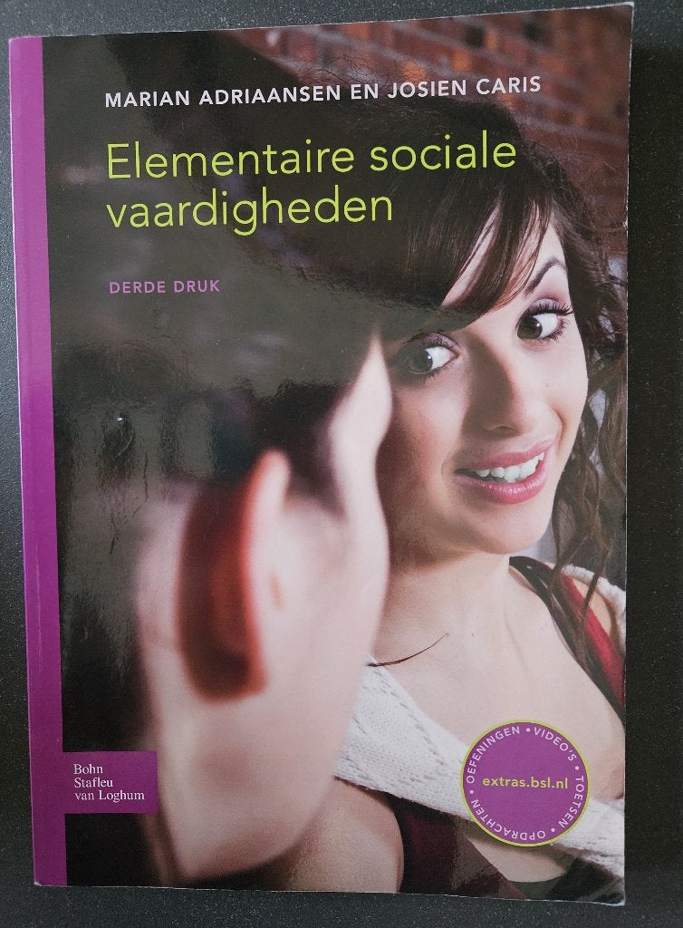 Elementaire sociale vaardigheden (VERSTUREN = GRATIS), Verzenden, Marian Adriaansen en Josien Caris, HBO, Zo goed als nieuw