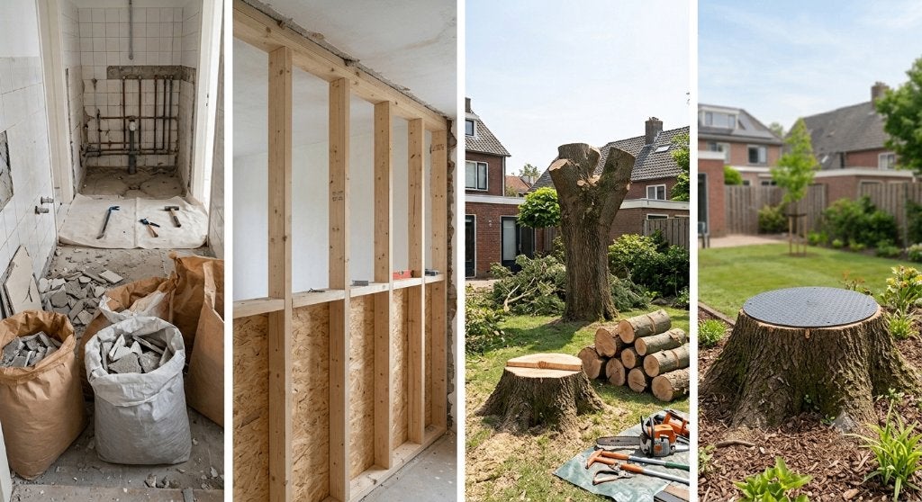 Klusbedrijf voor grondwerk, sloopwerk & timmerwerk, Hobby en Vrije tijd, Overige Hobby en Vrije tijd, Ophalen, Nieuw