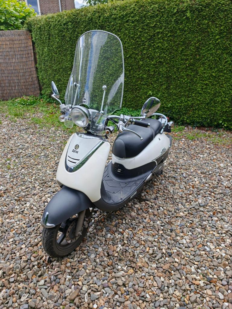 Sym Allo (2012) - Opknapper/Onderdelen met windscherm, Fietsen en Brommers, Scooters | SYM, Gebruikt, Allo, Maximaal 45 km/u, Benzine