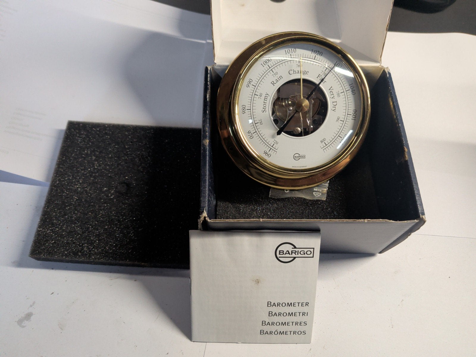 Barigo Barometer - Klassiek en Nauwkeurig, Ophalen of Verzenden, Nieuw, Barometer