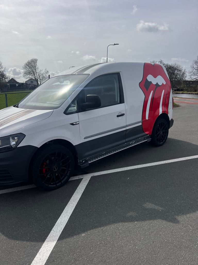 Volkswagen Caddy 2.0 D 55KW 2018, Auto's, Bestelauto's, 4 cilinders, 2000 kg, Wit, Origineel Nederlands