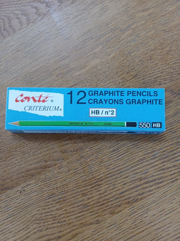 12 Conté Criterium 550 grafietpotloden, Ophalen of Verzenden, Nieuw, Potlood of Stift