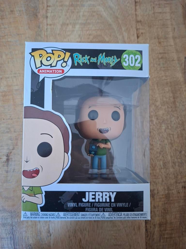 Funko pop Jerry, Rick and Morty, Ophalen of Verzenden, Nieuw
