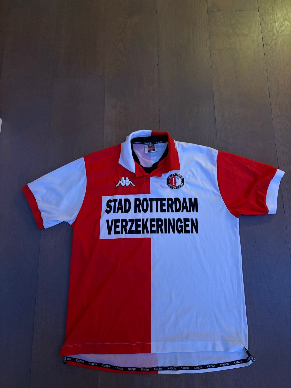 Feyenoord thuisshirt 2000/01 - Maat XL, Kleding | Dames, Sportkleding, Ophalen of Verzenden, Zo goed als nieuw, Maat 46/48 (XL) of groter
