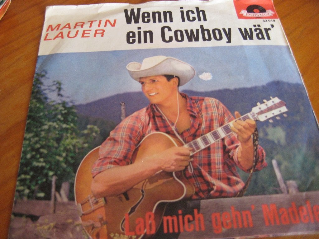 Martin Lauer: Wenn ich ein Cowboy wär, Ophalen of Verzenden, Zo goed als nieuw, Pop