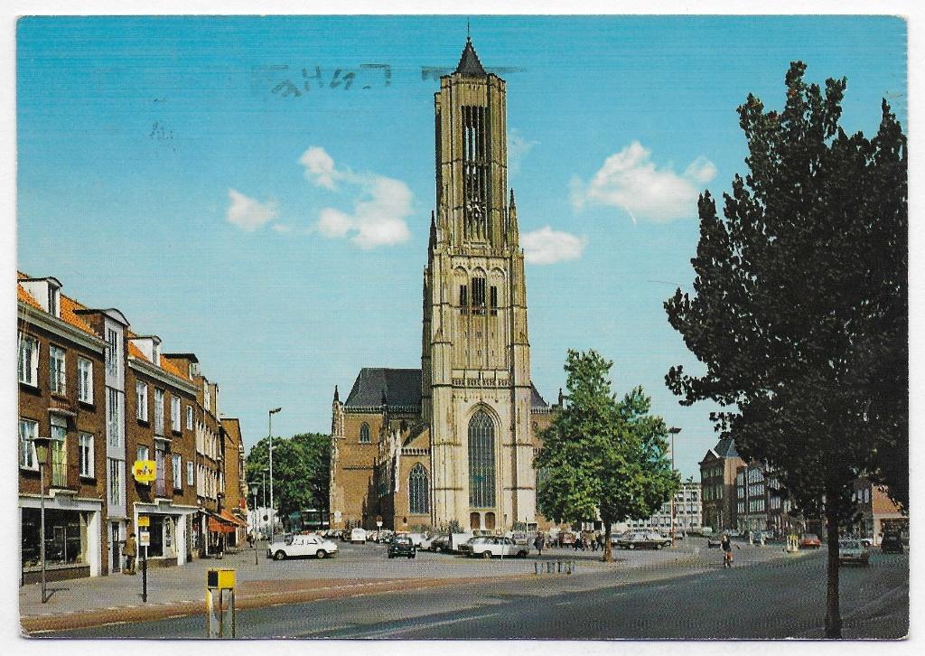 Arnhem Eusebiuskerk Gelopen Ansichtkaart ( B4511 ), Verzamelen, Ophalen of Verzenden, 1980 tot heden, Gelopen, Gelderland