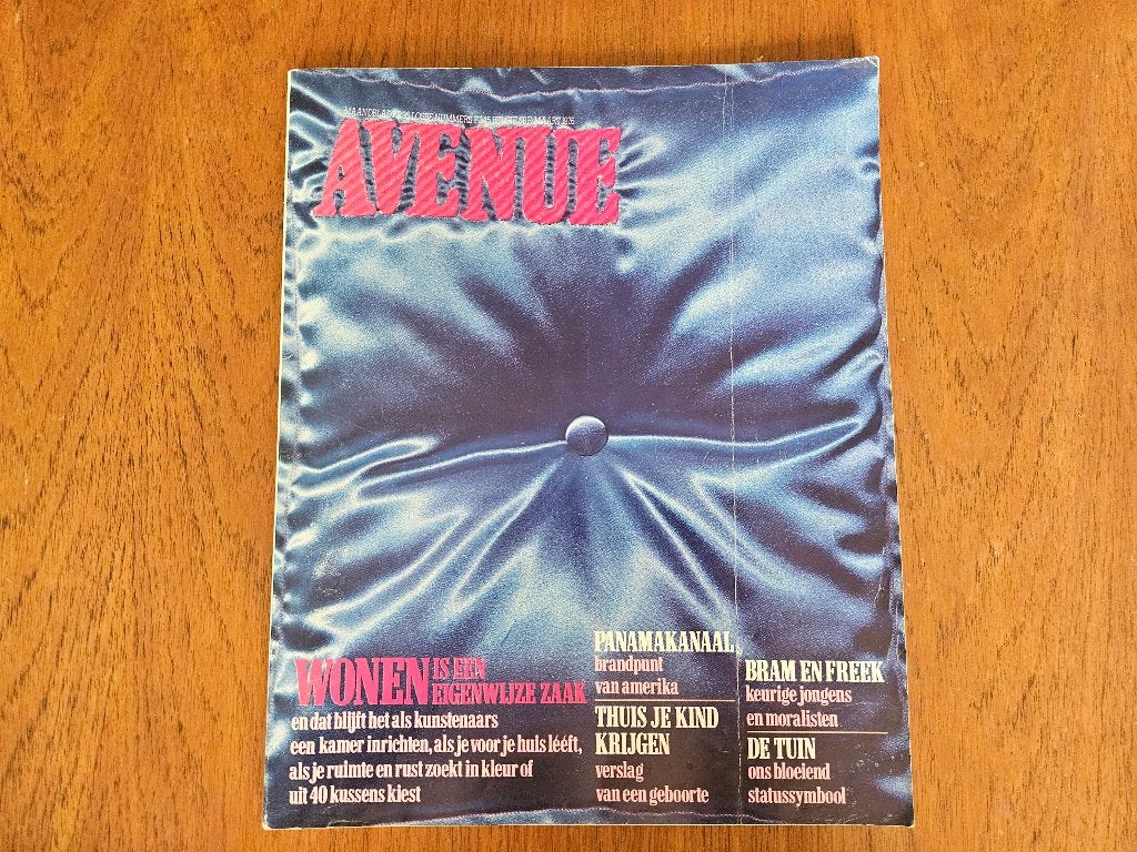 Avenue Maart 1976 | Vintage glossy tijdschrift, Ophalen of Verzenden, Gelezen, Glossy