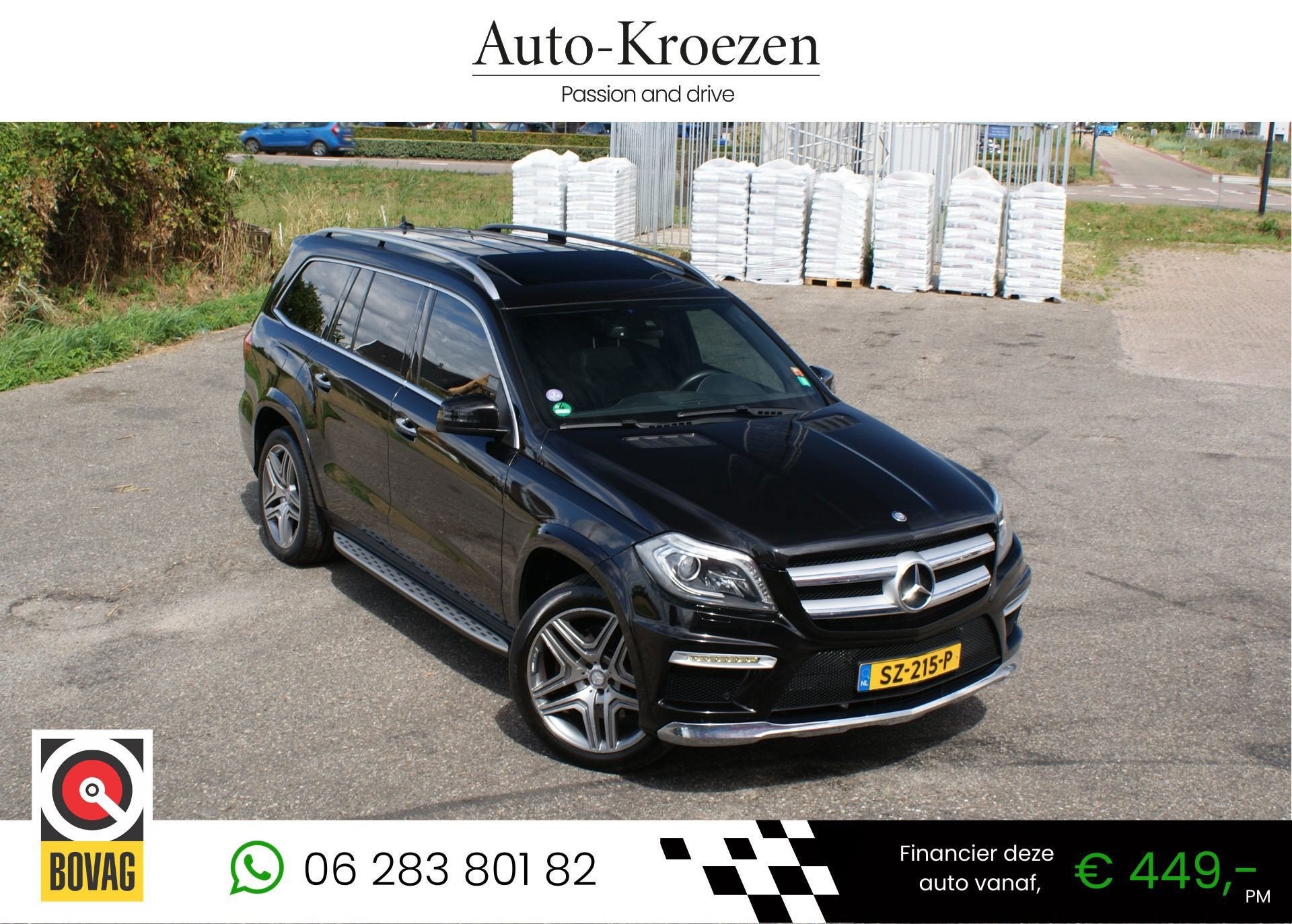 Mercedes-Benz GL-klasse 500 4-Matic ///AMG pakket | Schuifda, Auto's, Euro 5, 435 pk, GL, 7 stoelen
