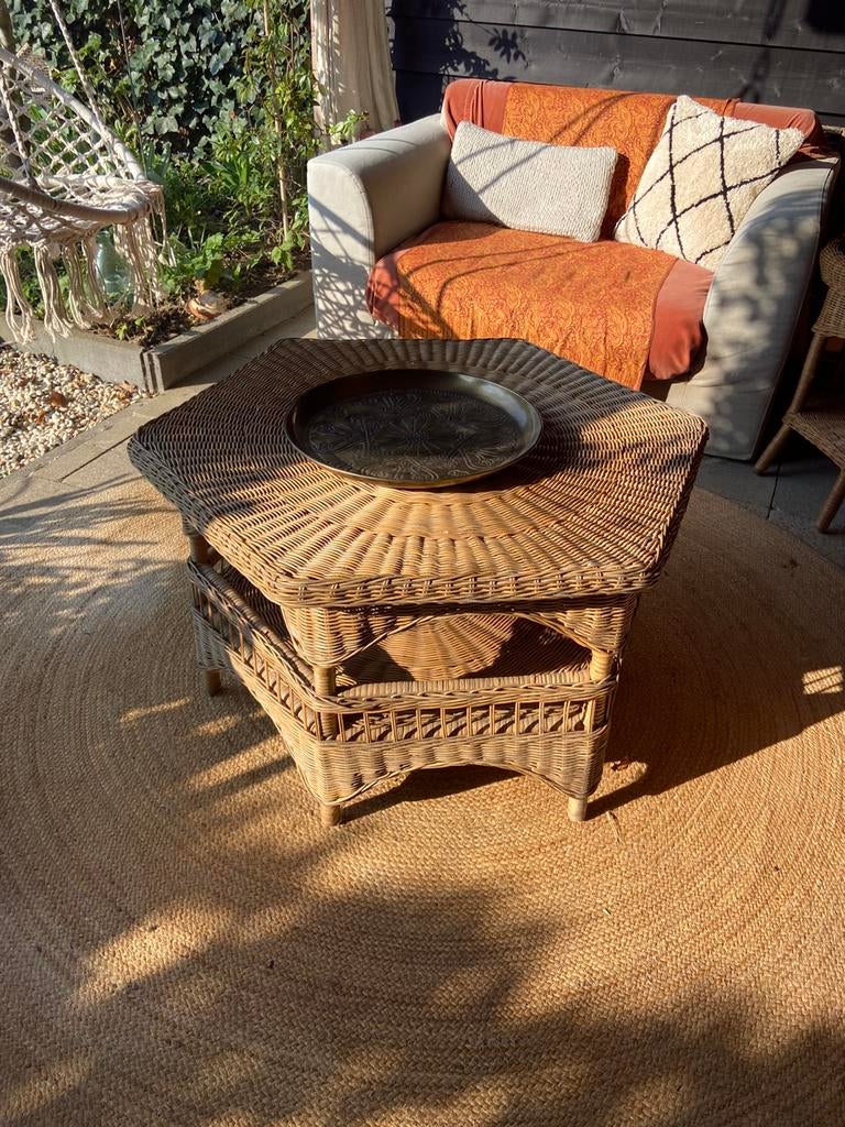 Rotan salontafel, Ophalen, Overige materialen, Seventees, Gebruikt