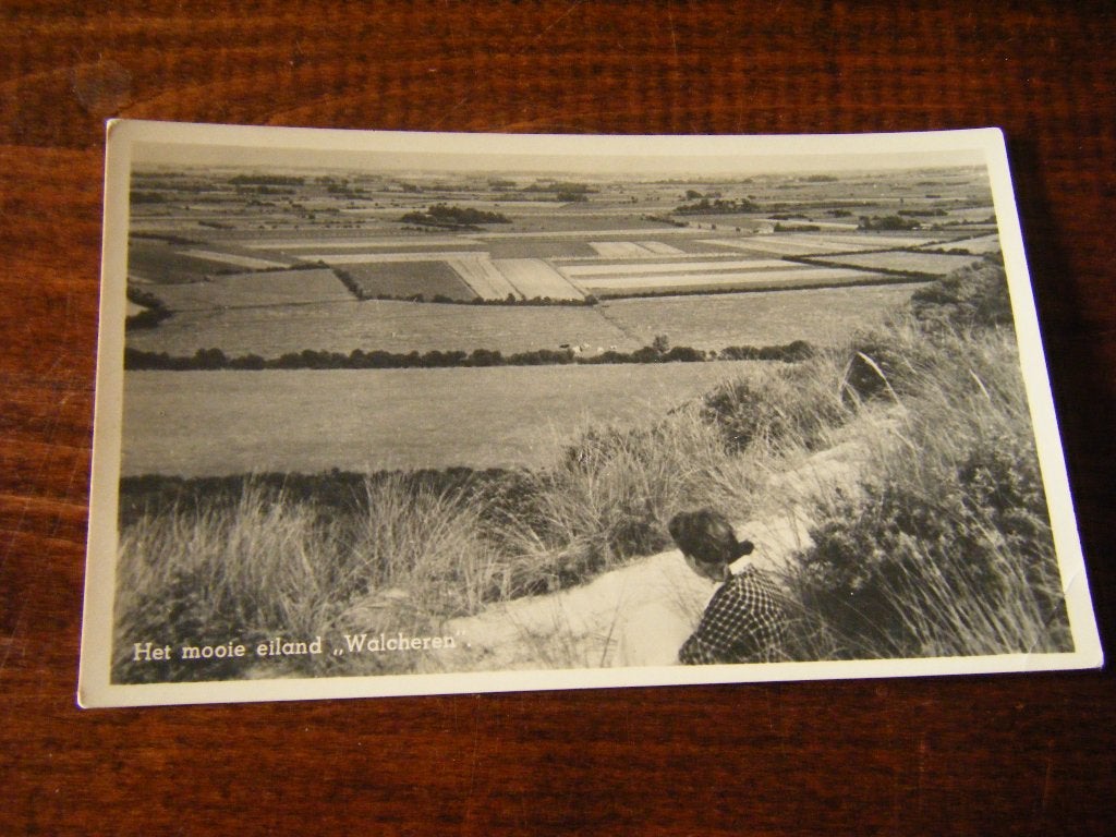 N42 - Walcheren / Zeeland - Vergezicht - Mooi/Oud, Ophalen of Verzenden, 1940 tot 1960, Zeeland