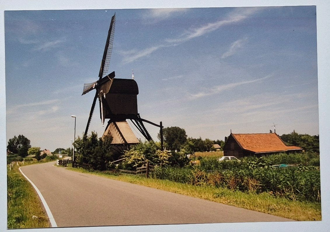 Hoornaar ( Z.H. ) foto Scheiwijkse Molen, Verzenden, 1980 tot heden, Foto, Zo goed als nieuw