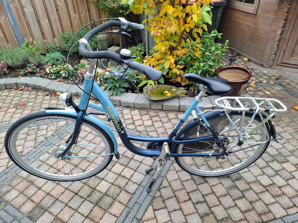 Montego damesfiets - Blauw/Zwart, Terugtraprem, Gebruikt, Versnellingen, 0 zitjes