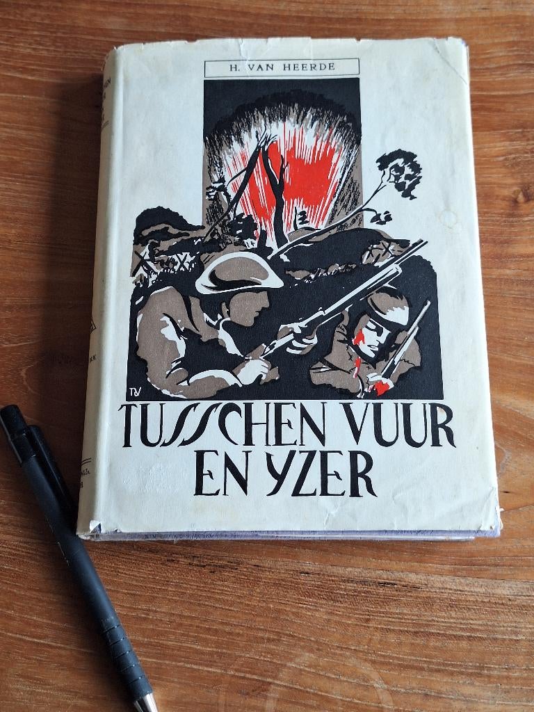 Tusschen vuur en yzer strijd op de Grebbeberg, Ophalen of Verzenden, Tweede Wereldoorlog, Gelezen, Overige onderwerpen