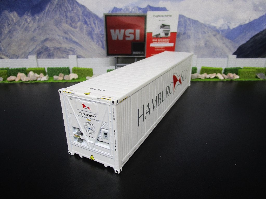 Wsi 04-2198 Premium Line, 40FT Reefer Container Hamburg Sud, Hobby en Vrije tijd, Modelauto's | 1:50, Ophalen, Nieuw, Bus of Vrachtwagen