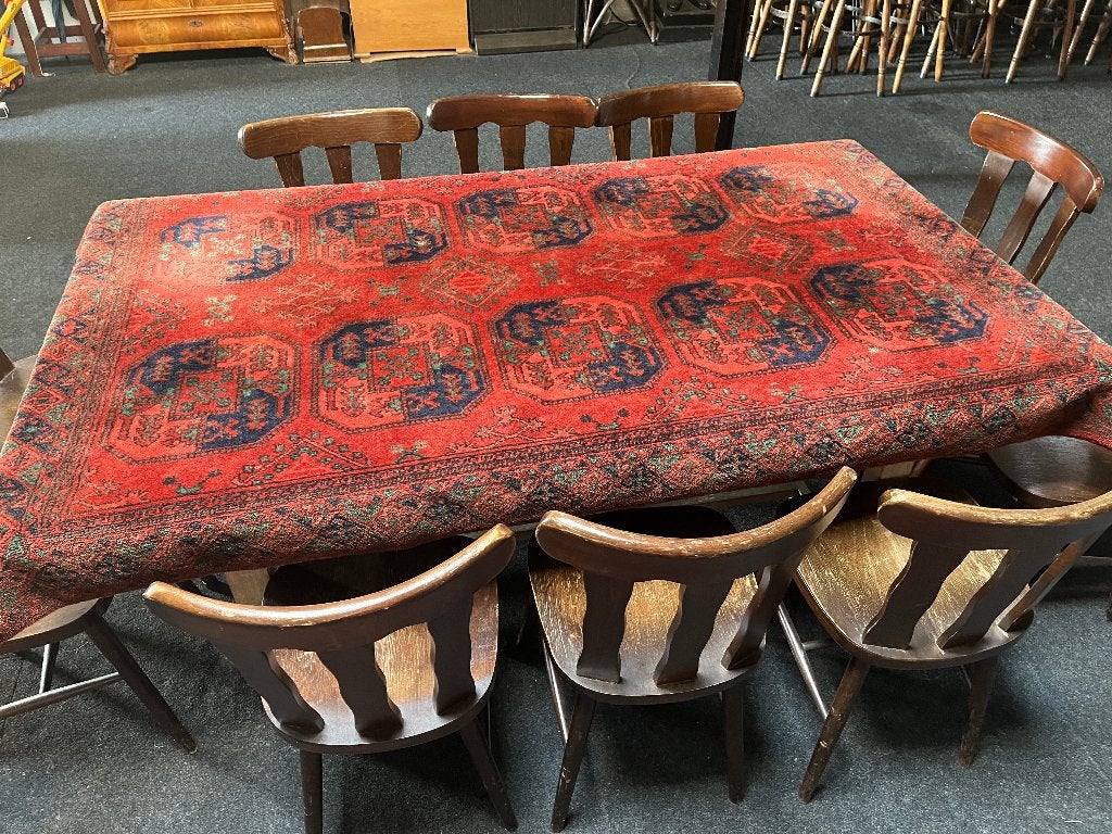 cafe stoelen vintage, Huis en Inrichting, Stoelen, Ophalen, Gebruikt, Bruin, Cafe