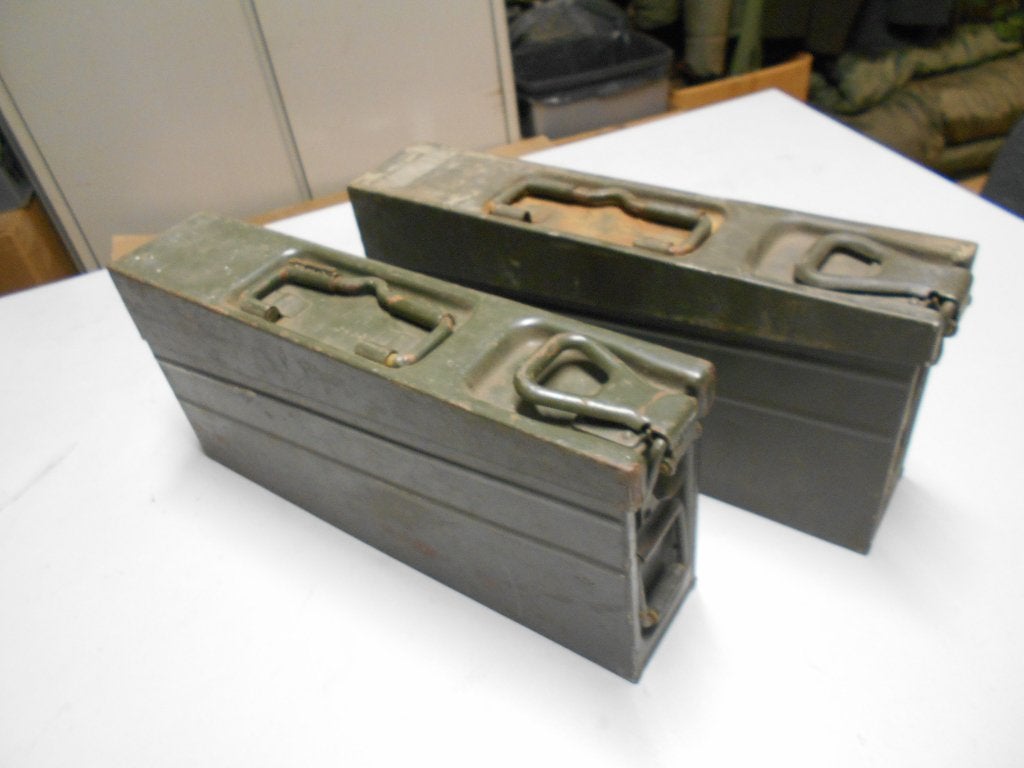 Munitiekist staal, Ophalen of Verzenden, Landmacht, Overige gebieden, Overige typen