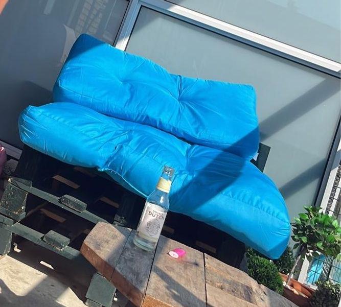 Tuin meubel, Gebruikt, Loungeset, Bank, Hout