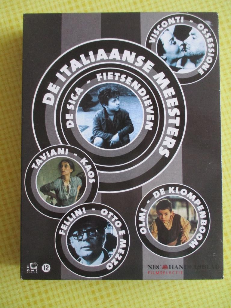 De Italiaanse meesters - 5 DVD BOX, Overige genres, Ophalen of Verzenden, Zo goed als nieuw, 1940 tot 1960