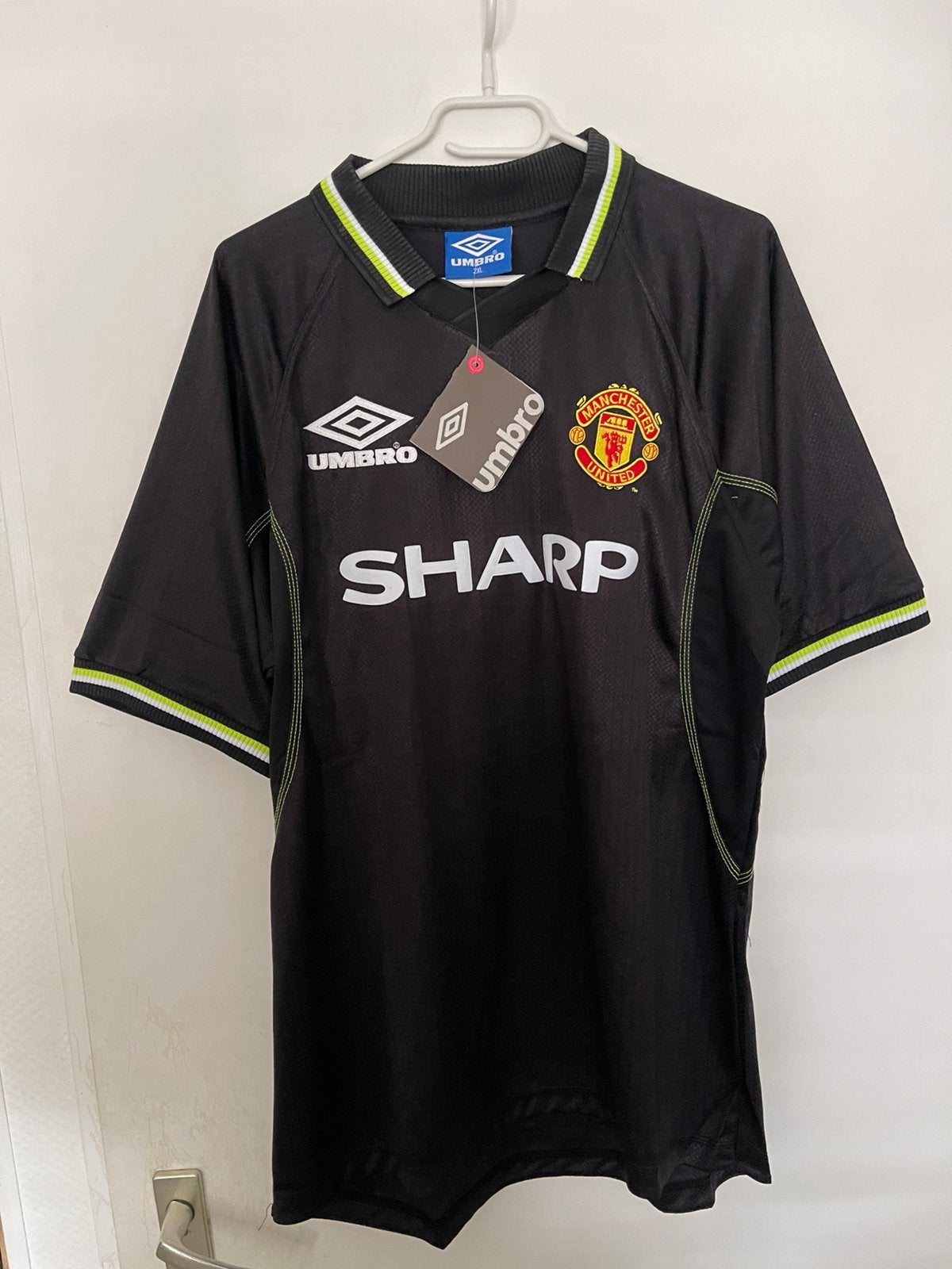 Manchester United uit shirt, Ophalen of Verzenden, Nieuw, Overige maten, Zwart