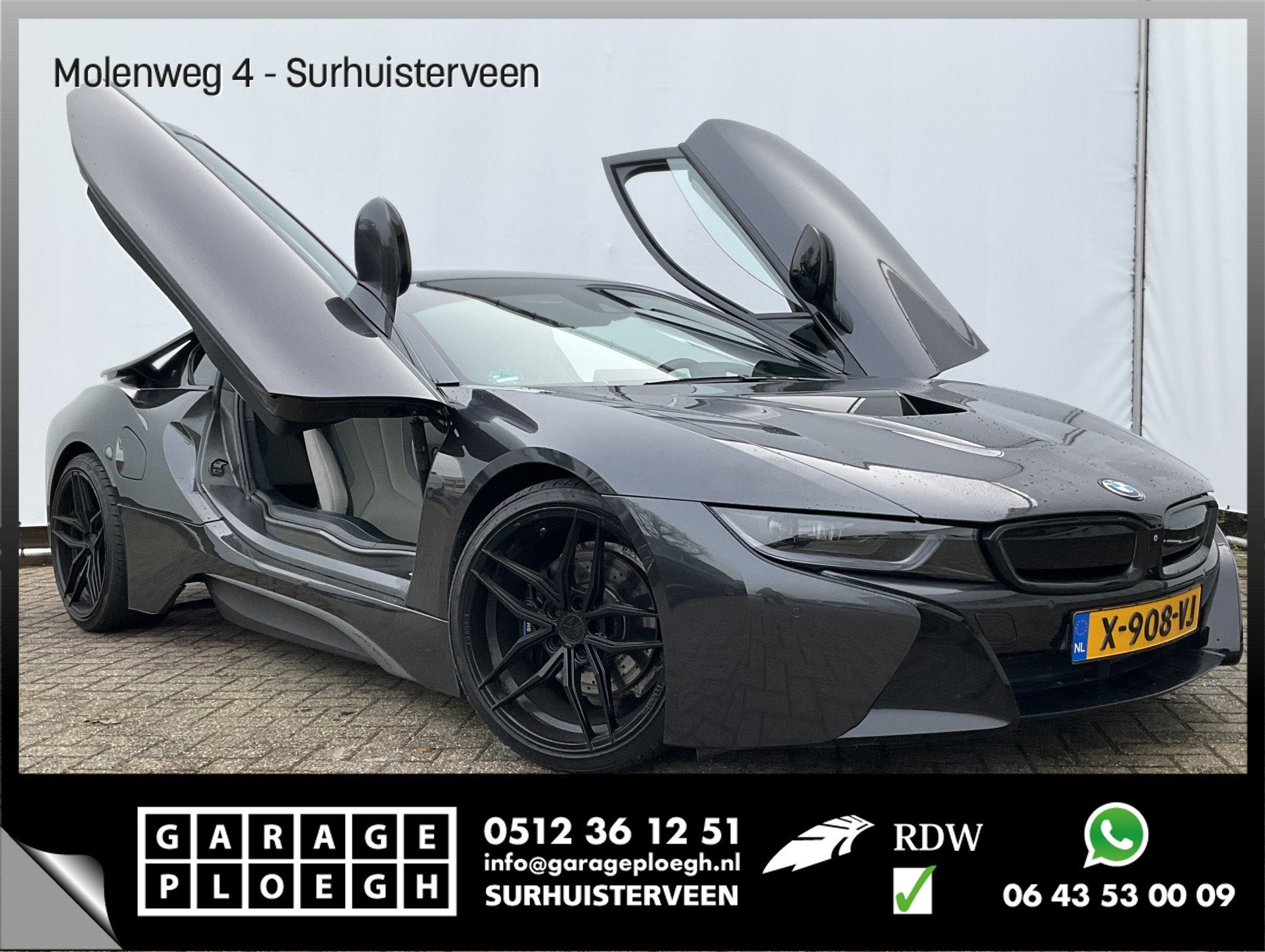 BMW i8 334pk Limited Edition Ferrada HUD 360Cam Plug-in PH, Auto's, BMW, Automaat, Gebruikt, Euro 6, 48 km/l