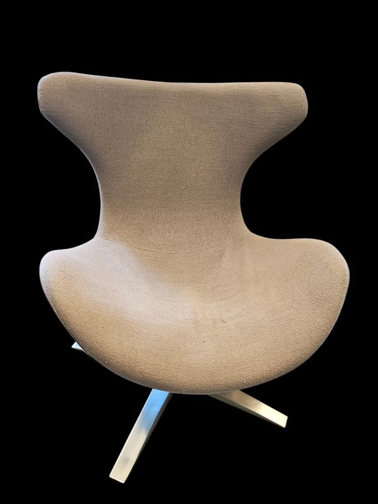 Unieke Design Stoel - Beige Stof & Metaal, Ophalen, Onbekend@voorbeeld.com, Overige kleuren, Modern Design