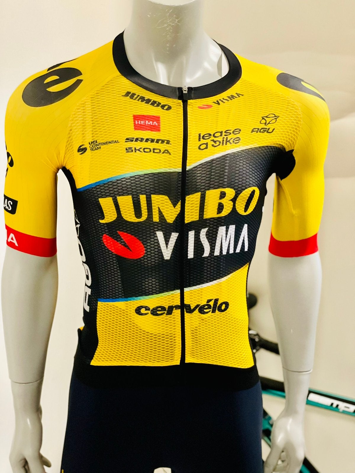 Wielrenkleding wielrenshirt fietsshirt Agu maat S, S, Agu, Ophalen of Verzenden, Zo goed als nieuw