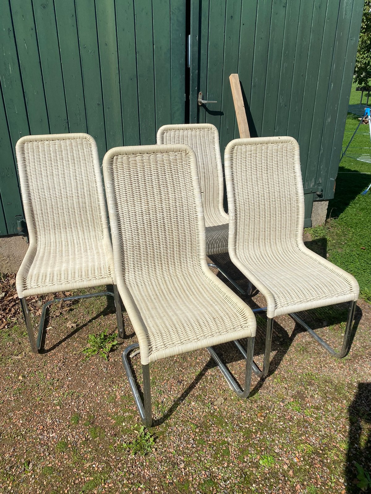 Gratis eetkamerstoelen, Ophalen, Gebruikt, Rotan