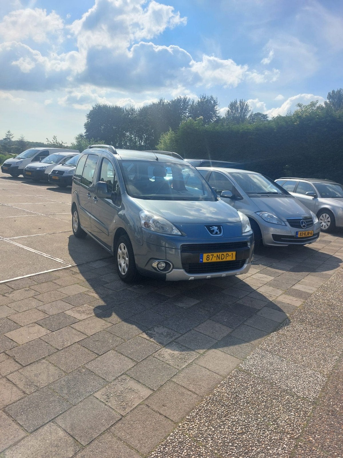 Peugeot Partner 1.6 16V 88KW Tepee 7PL 2010 Grijs, Auto's, Peugeot, Voorwielaandrijving, 1380 kg, 4 cilinders, 75 €/maand