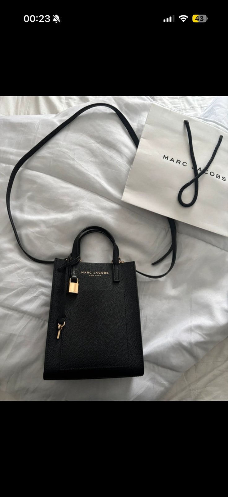 Orginele marc jacobs tas, Sieraden, Tassen en Uiterlijk, Tassen | Damestassen, Ophalen, Zo goed als nieuw, Zwart, Schoudertasje