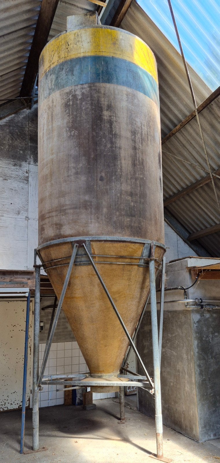voersilo, brok silo, Ophalen