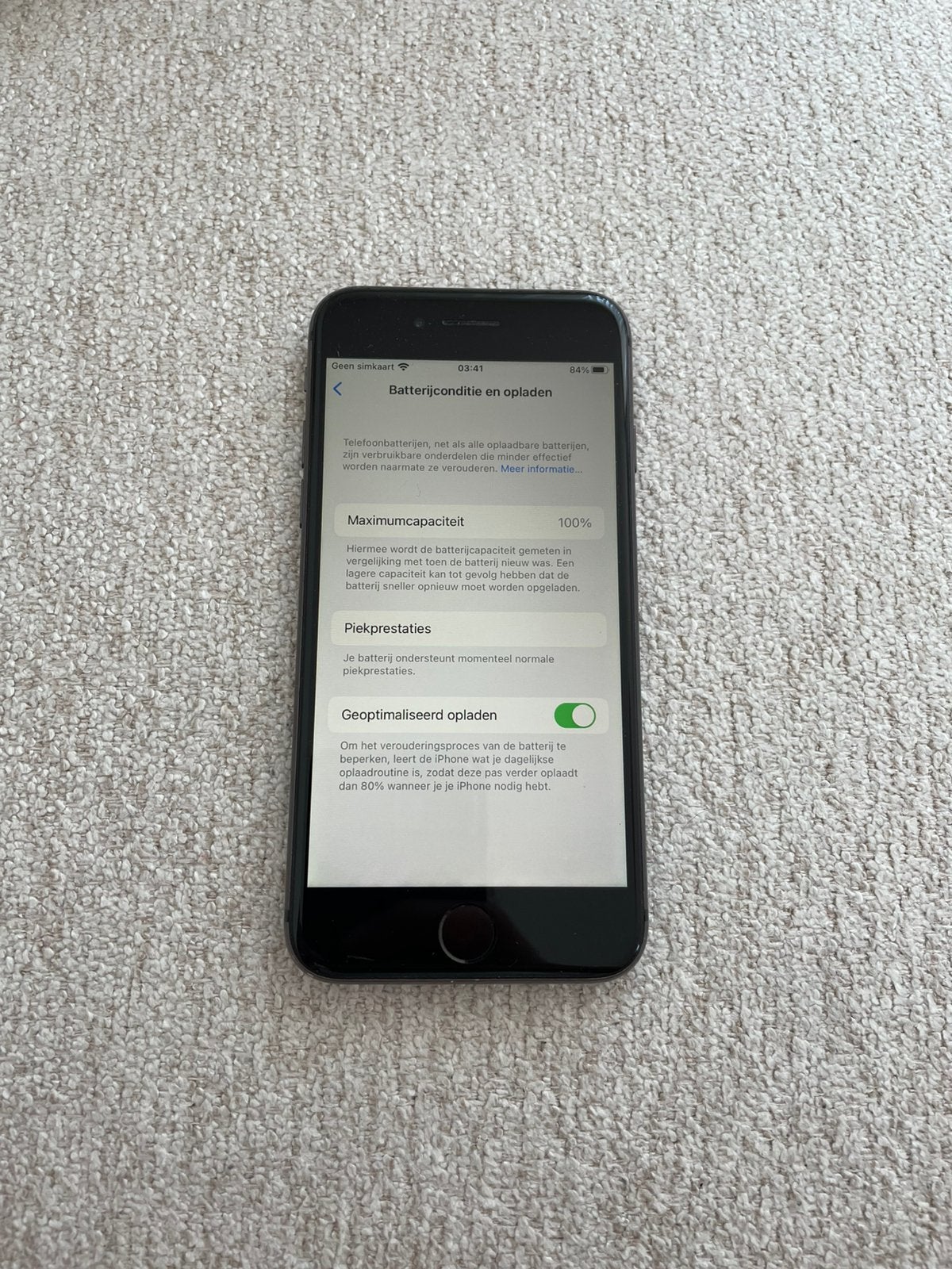 iPhone 8 64gb batterij capaciteit 100% nette staat, Telecommunicatie, Mobiele telefoons | Apple iPhone, Ophalen, Zwart, Zo goed als nieuw