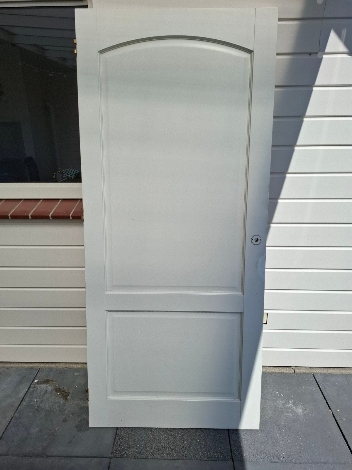 Massieve stompe binnendeur 93x211,5cm - Zonder hang- en slui, Gebruikt, 80 tot 100 cm, Binnendeur, Ophalen of Verzenden