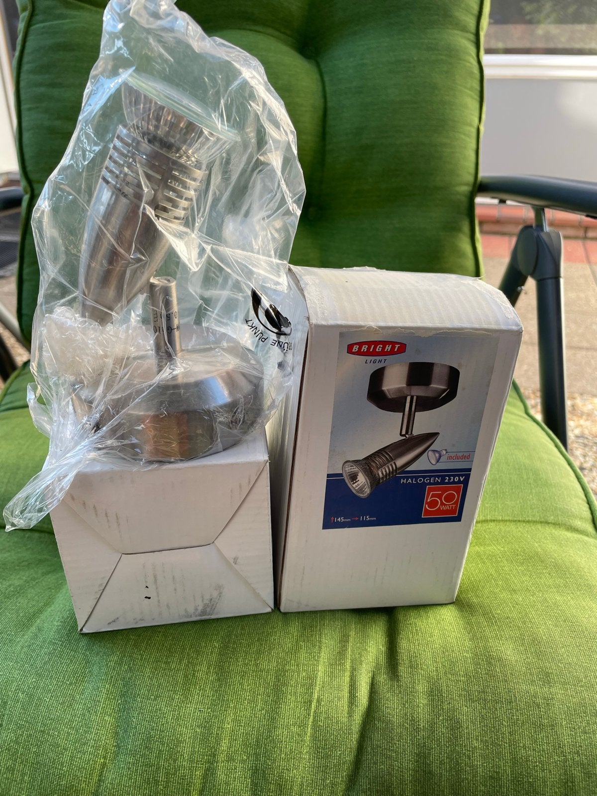 Bright Light Halogeen Opbouwspots 50W - Nieuw in doos, Ophalen, Halogeen, Verstelbaar, Opbouwspot
