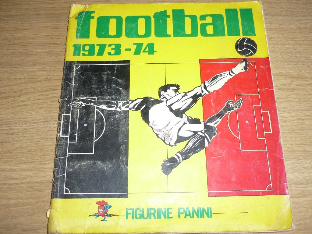 Panini voetbal stickerboek 1973/74, Verzamelen, Ophalen of Verzenden, Gebruikt, Buitenlandse clubs, Poster, Plaatje of Sticker