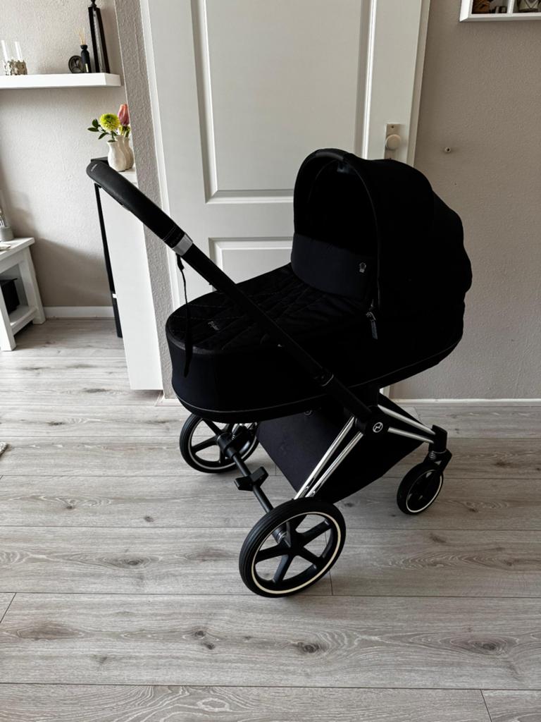 Combi kinderwagen Cybex Priam Platinium, Ophalen, Zo goed als nieuw, Overige merken, Verstelbare duwstang