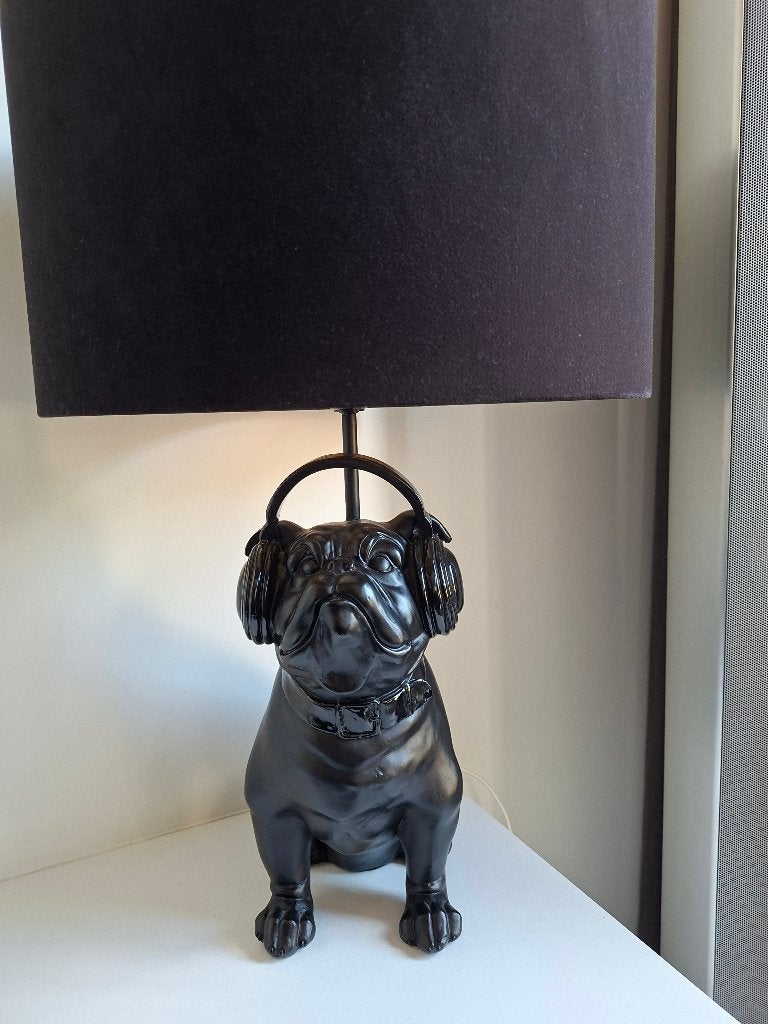 Tafellamp Franse Bulldog, Ophalen, Kunststof, Overige merken, Overige stijlen