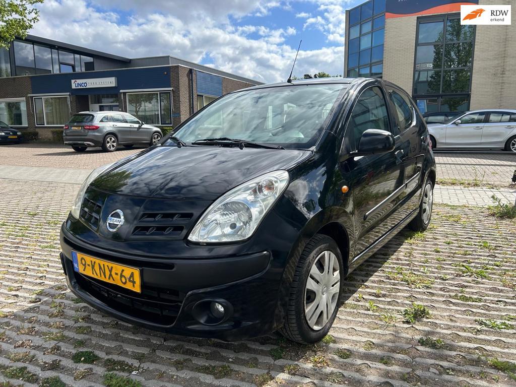 Nissan Pixo 1.0 Acenta Bj.2010 Kmst.252379 met APK tot 25-10, Auto's, Nissan, Voorwielaandrijving, Euro 5, Stof, Gebruikt