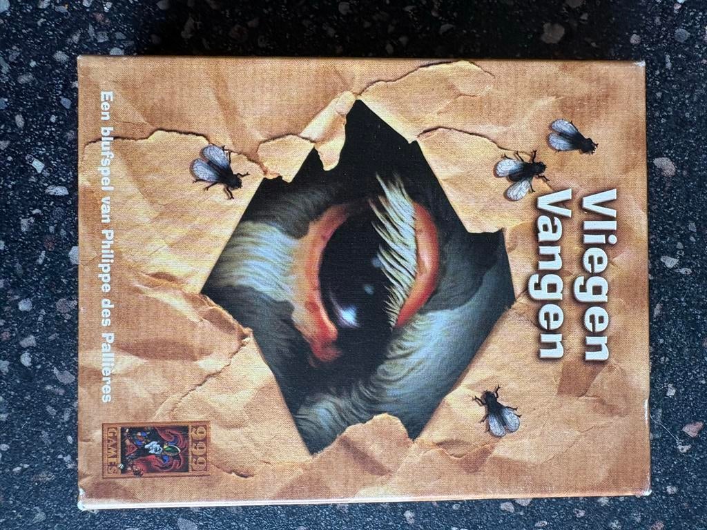 Vliegen Vangen - Leuk en snel blufspel, Een of twee spelers, Ophalen of Verzenden, Gebruikt
