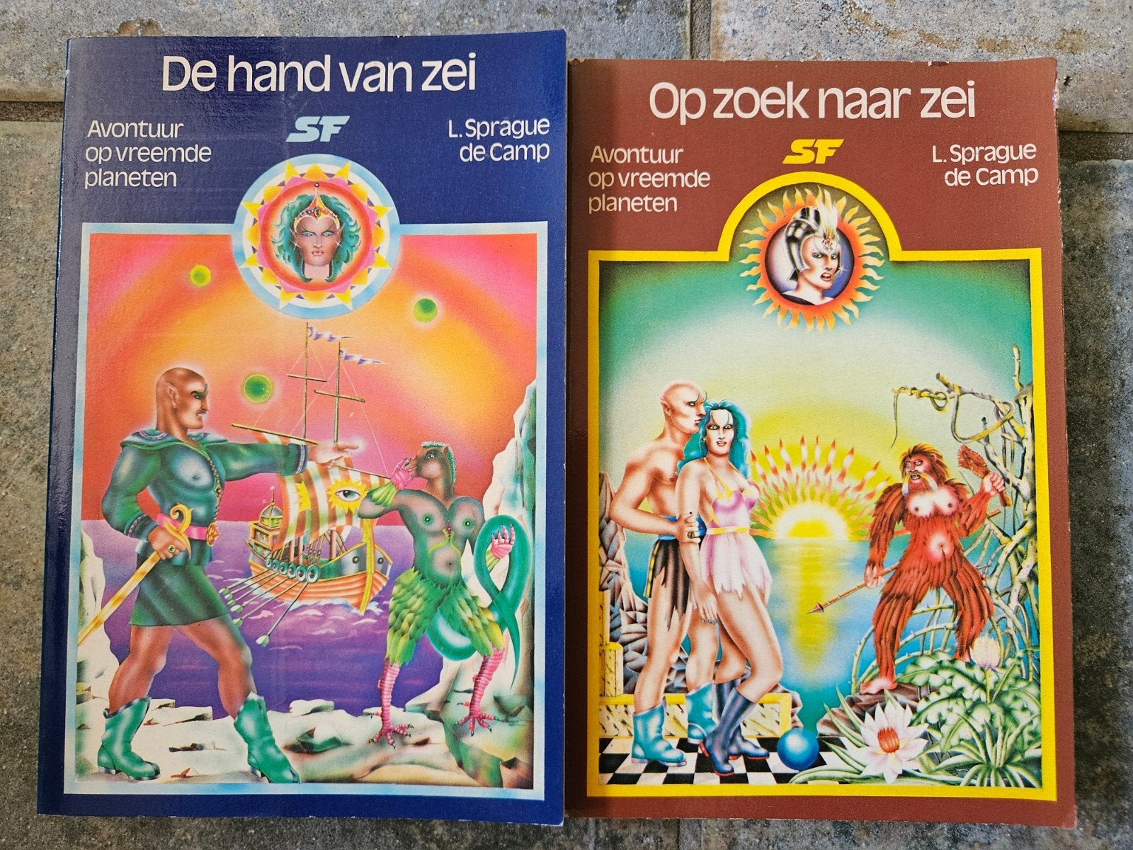 L. Sprague de Camp - De hand van Zei & Op zoek naar Zei, Ophalen of Verzenden, Gelezen, L. Sprague de Camp