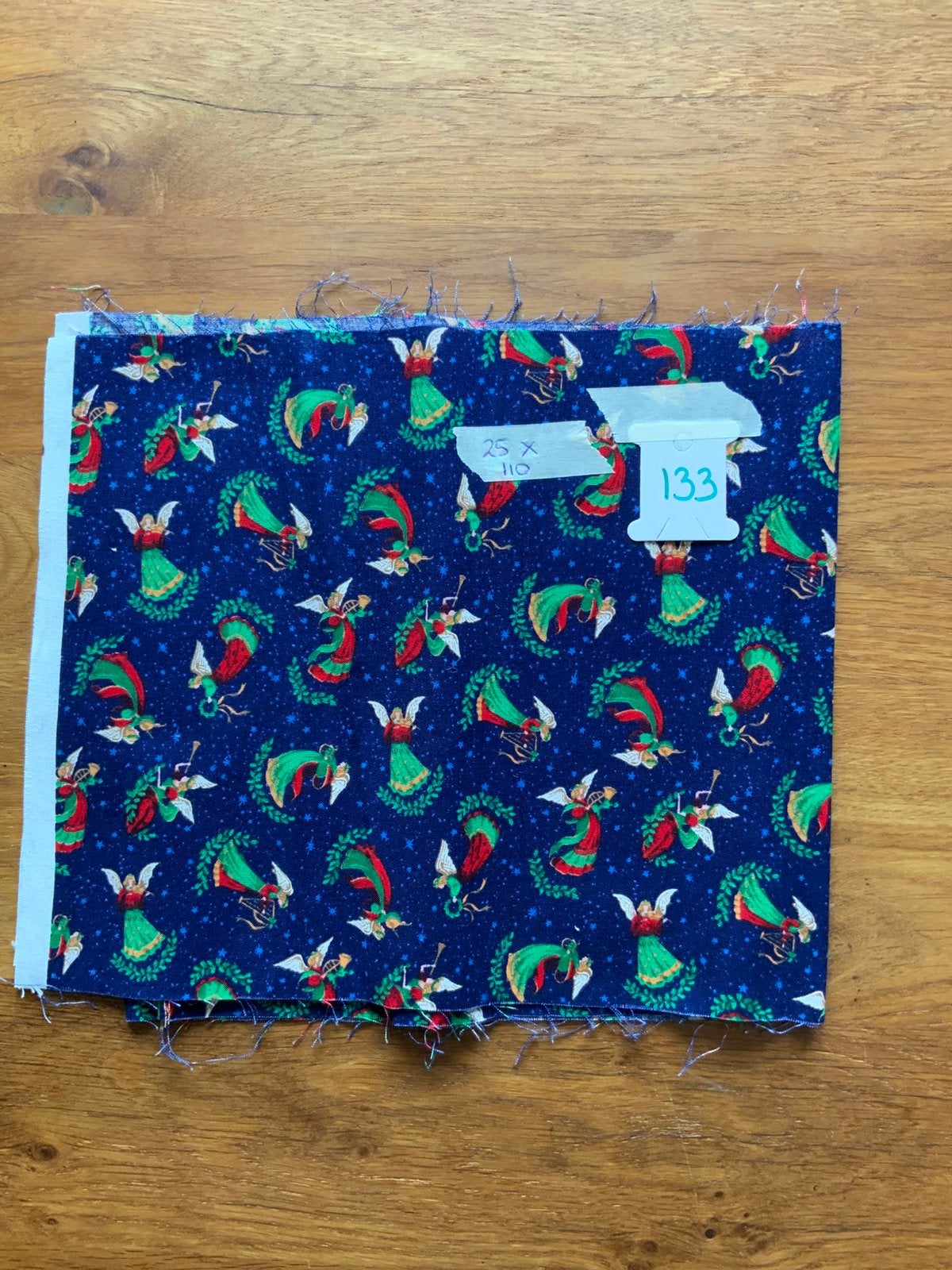 Quilt stof, 25 x 110 cm, nr 133, Nieuw, Ophalen of Verzenden, Katoen, Minder dan 30 cm