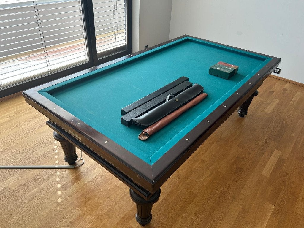 Wilhelmina Amsterdam karamboletafel – toernooiformaat, Sport en Fitness, Biljarten en Poolen, Ophalen, Gebruikt, Biljarttafel