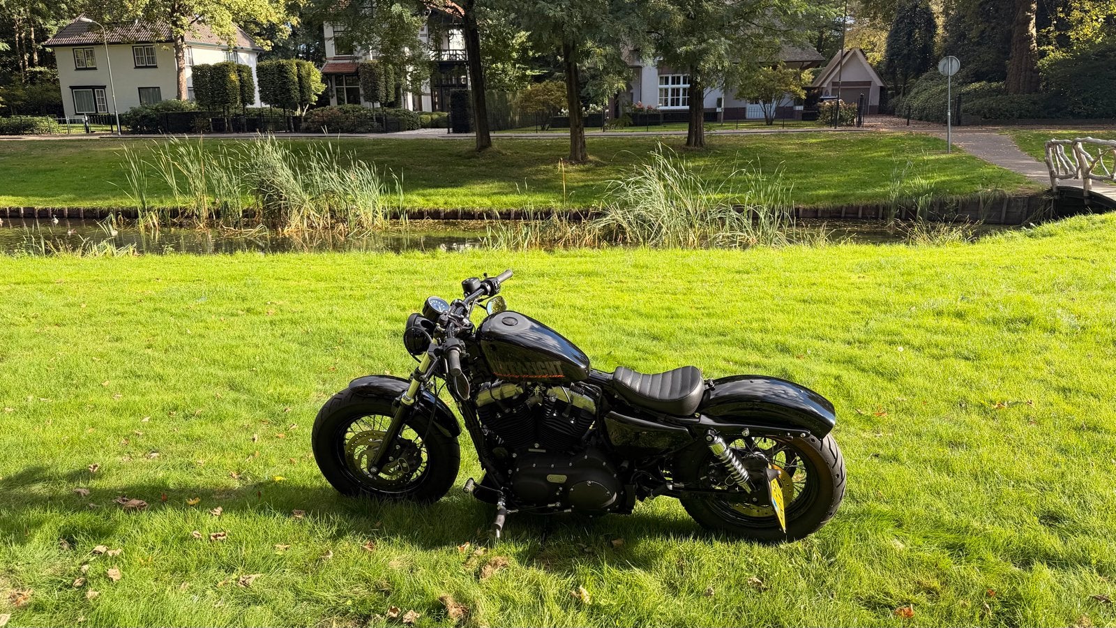Prachtige Harley Davidson 1200 Forty Eight Sportster, Sportuitlaat, Chopper, Gebruikt, Particulier