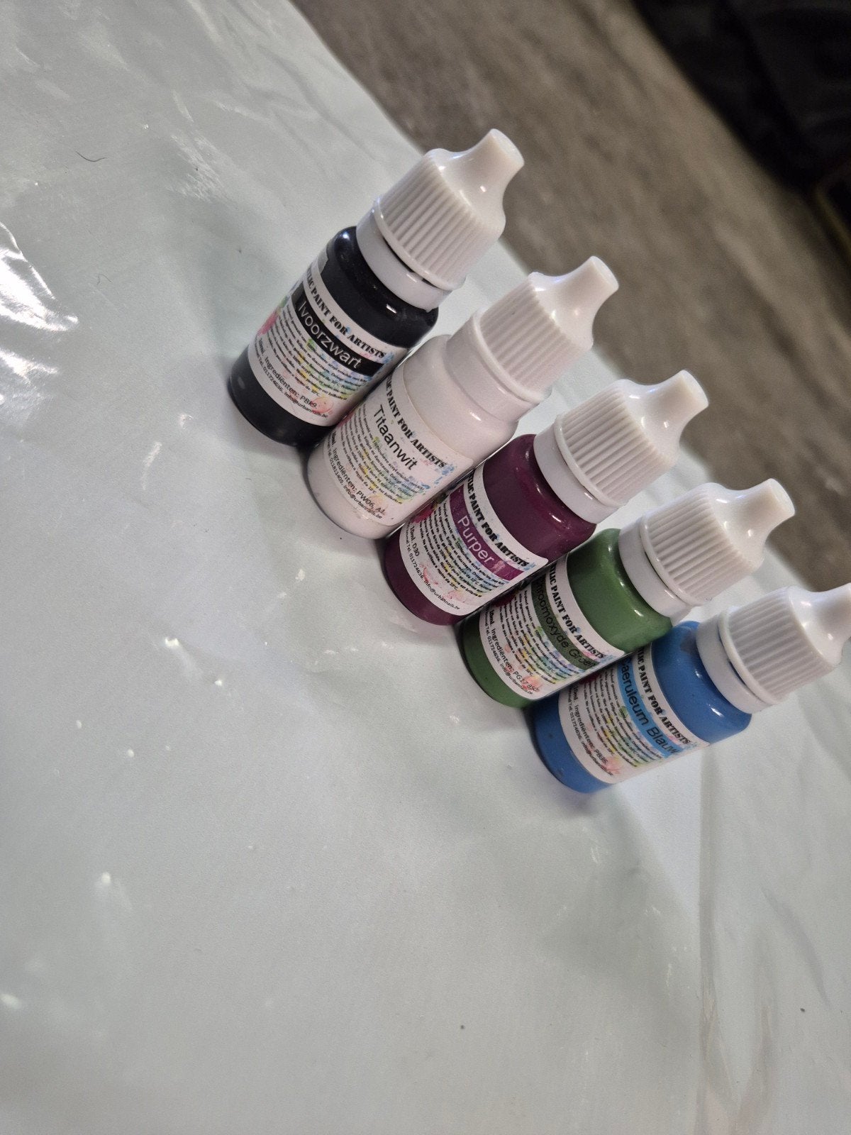 Nieuw 5x urban nails pure paint voor one stroke & painting 5, Overige kleuren, Nieuw, Ophalen of Verzenden, Handen en Nagels