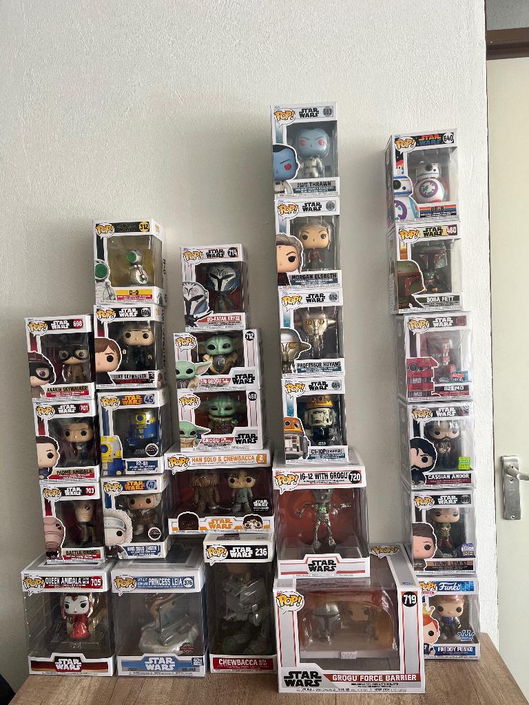 Funko pops, Ophalen, Gebruikt
