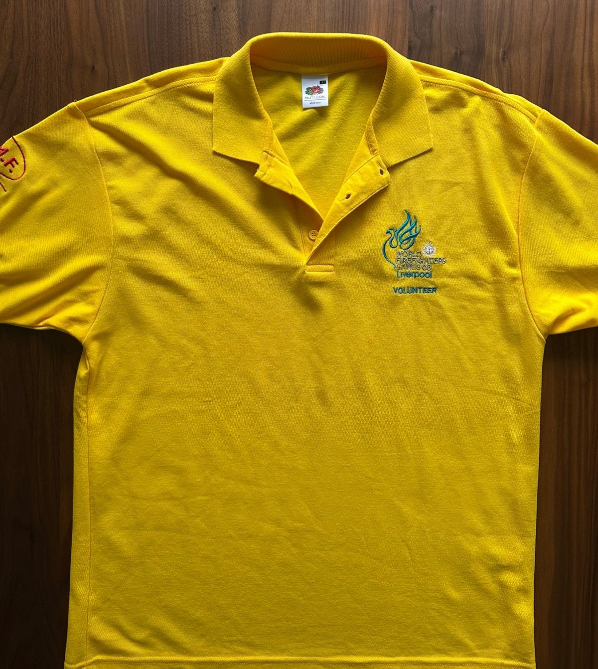 Brandweer-Wereld brandweer games 2008, Kleding | Heren, Ophalen of Verzenden, Zo goed als nieuw, Geel