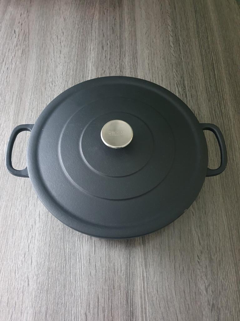 Royal van kempen & begeer braadpan, Huis en Inrichting, Keuken | Potten en Pannen, Ophalen of Verzenden, Zo goed als nieuw, Gietijzer