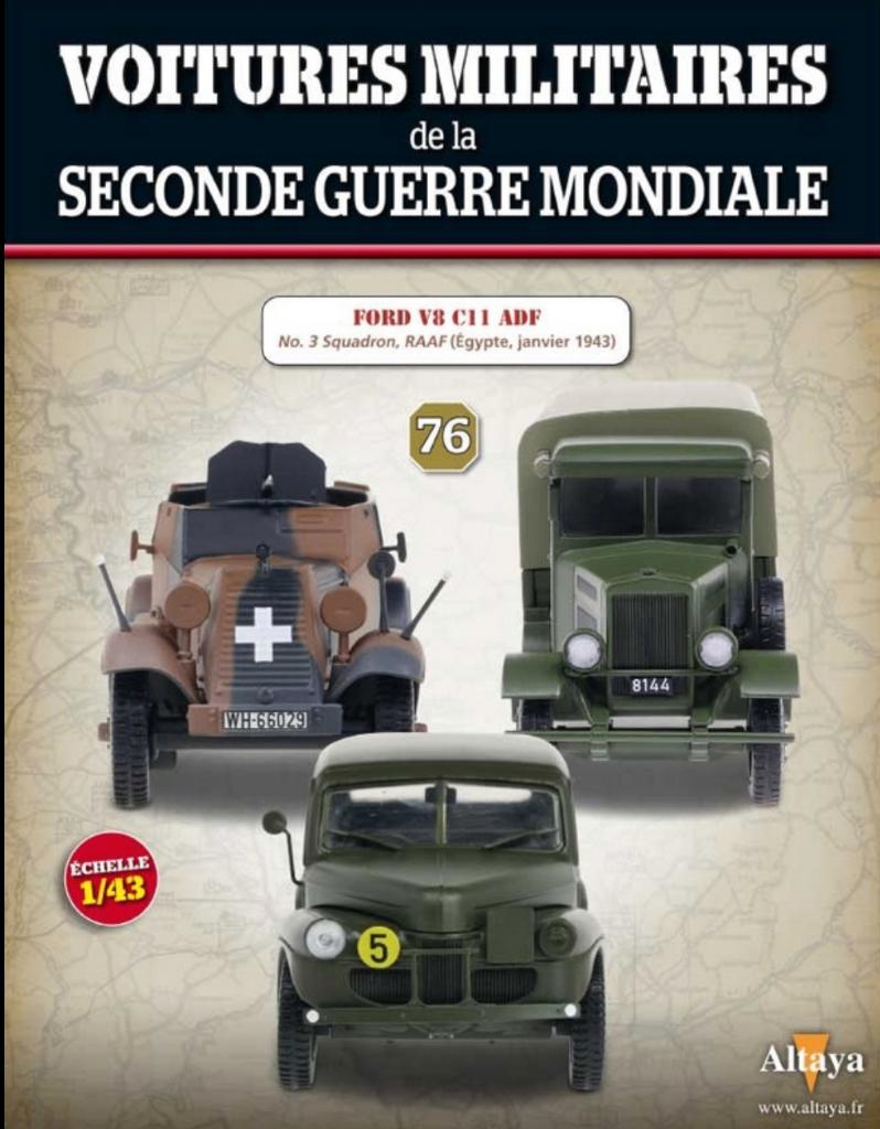 Ford V8 C11 ADF 1943 1/43 VOITURES Militaires WO II # 76, Hobby en Vrije tijd, Modelauto's | 1:43, Verzenden, Nieuw, Auto, Overige merken