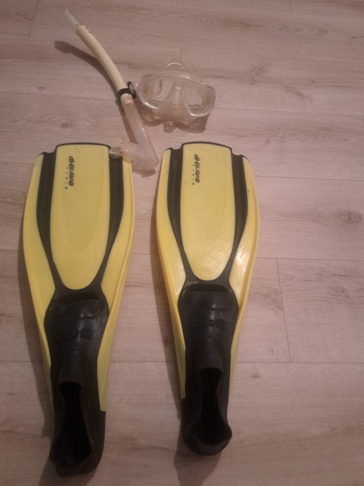 Zwemflippers en bijpassende duikbril, Watersport en Boten, Duiken, Ophalen of Verzenden, Duikbril of Snorkel
