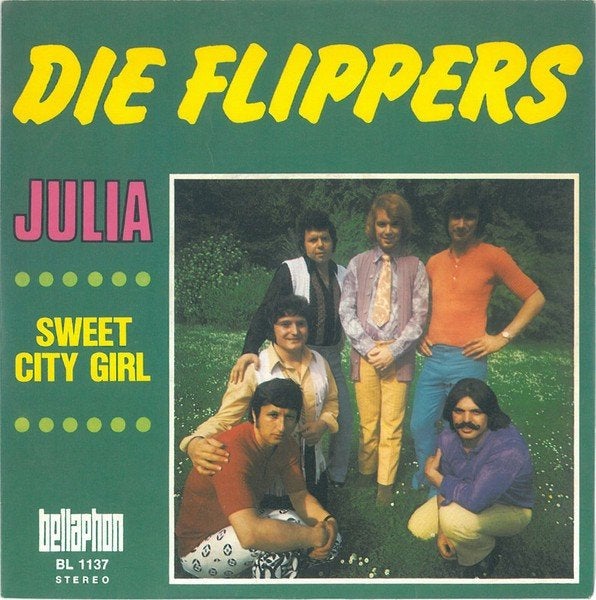 Die Flippers - Julia mooie piraat vg+ staat, Verzenden, Zo goed als nieuw, Overige formaten, Levenslied of Smartlap